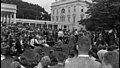 Washington, D.C.: Präsident Eisenhower heißt 760 Austauschstudent*innen im Weißen Haus willkommen.